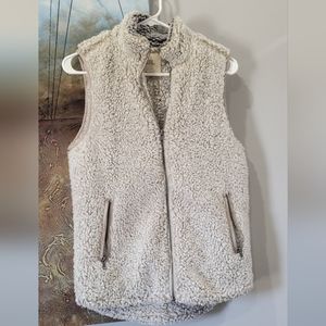 WOMENS THREAD AND SUPPLY SHERPA VEST XS